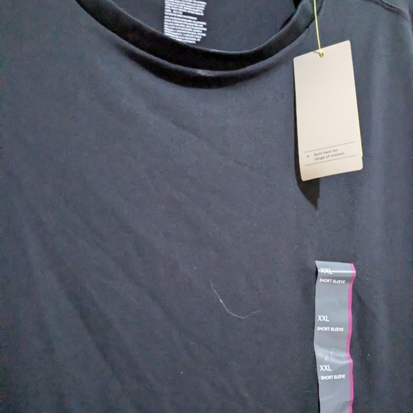 All in Motion Black Crew Neck Short Sleeve Tee XXL NWT - Picture 8 of 9